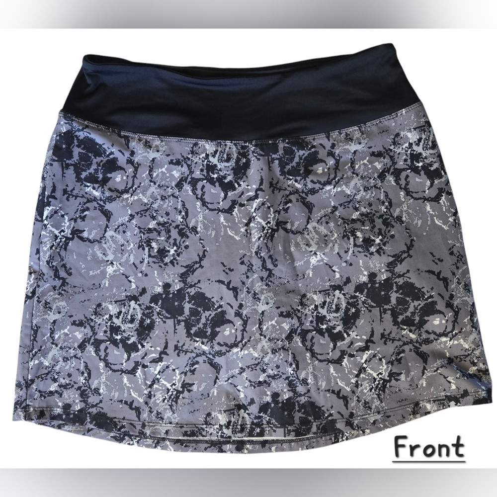 🌞EC~World Wide Sportsman Black and Gray Women's Skort